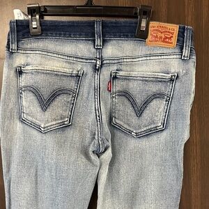 Levi's 535 Women's Light Blue Straight Leg Jeans